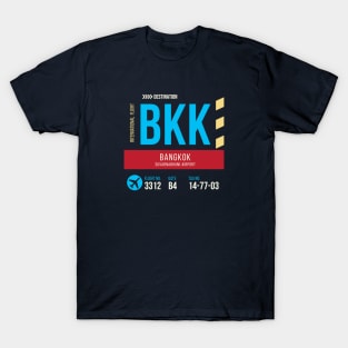 Bangkok Airport Stylish Luggage Tag (BKK) T-Shirt